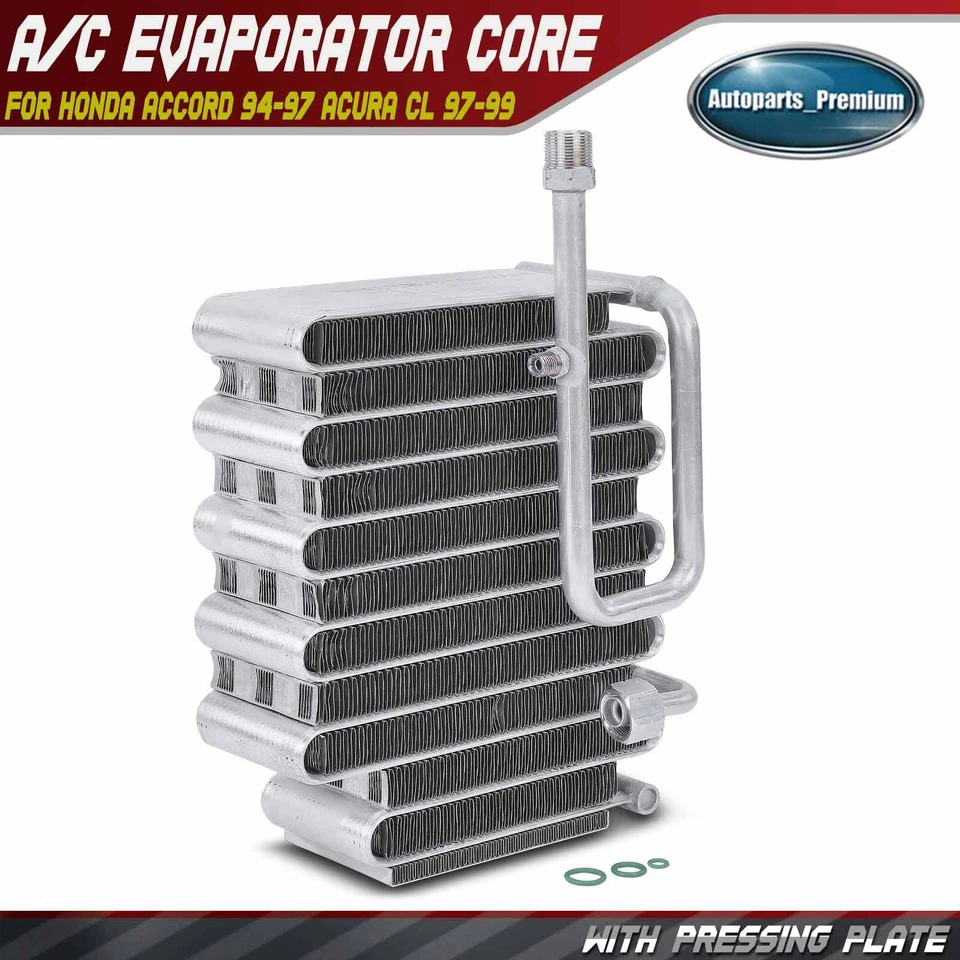 Núcleo evaporador de aire acondicionado delantero para Honda Accord 1994-1997 Acura CL 97-99 Serpentine Foto 1 de 4
