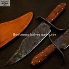 Custom Made Forged Spring Steel Juan Padillo Bowie Replica Aged W/leather Sheath