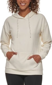 Marc New York Women's Sweater Sz L Cozy Pullover Hoodie Ivory - Picture 1 of 4