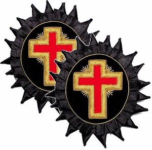 Tempelritter Past Commander Chapeau Kreuz Rosettenbarren 2-teiliges Set Kt Chapeau - Bild 1 von 4