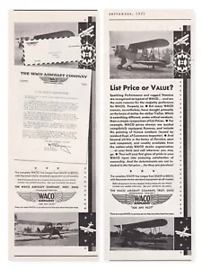 DOS anuncios de aviones Waco 1931 21/08/2023n - Imagen 1 de 1