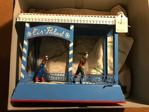 De colección Tucher & Walther T166 Eis Palast Lata Litografía Patinaje sobre Hielo Cuerda Juguete Grande - Imagen 1 de 6