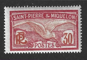 St. Pierre & Miquelon 1922 #91 Fulmar Petrel - MNH - Bild 1 von 1
