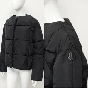 Authentic Moncler Gamme Rouge Zephir Black Down Puffer Jacket Bomber Size 2,~S-M - Picture 1 of 19