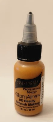 Base aerógrafo Graftobian GlamAire maquillaje profesional HD puesta de sol dorada 1 oz Foto 1 de 4