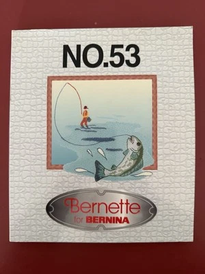 Bernette For Bernina Embroidery Card No 53 Complete Made In Japan - image 1 of 4