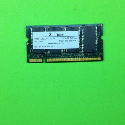 Infineon HYS64D32020GDL B2C31915 2100S 256MB DDR-266 (PC-2100) RAM Memory - Image 1 of 2