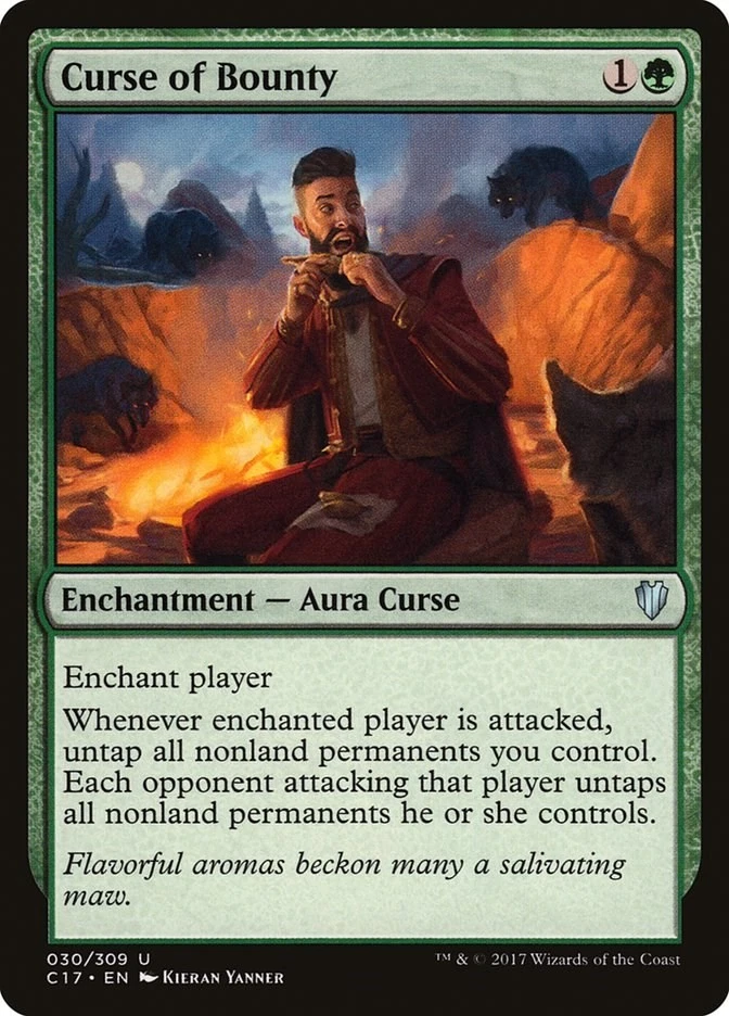 Curse of Bounty 30 LP Normal Commander 2017 MTG EN - Image 1 of 1