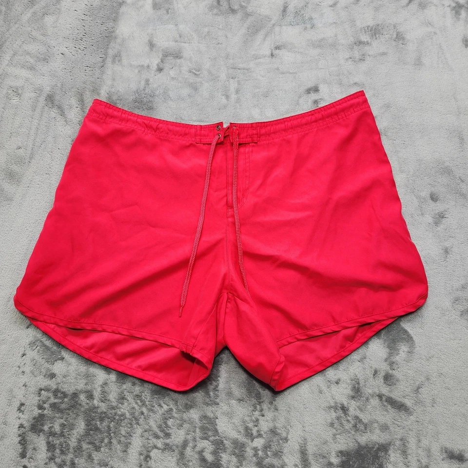 Catalina Board Shorts Mujer 1X (16W) ROSA Caliente Corbata Frontal Natación Cintura Elástica  Foto 1 de 4