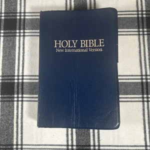 Holy Bible New International Version 1986 Zondervan Red Letter Christ Lrg Print - Foto 1 di 5