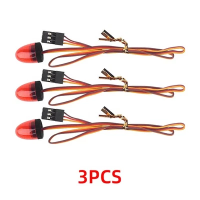 3x Multi-Function Bright LED Flash Lights Alarm Lamp for 1/14 RC Cars Truck - Image 1 of 4