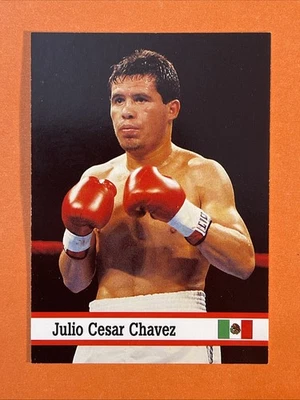 JULIO CESAR CHAVEZ 1993 FAX PAX BOXING WBC CHAMPION MEXICO’s *GOAT PRINTED IN UK - Image 1 of 2