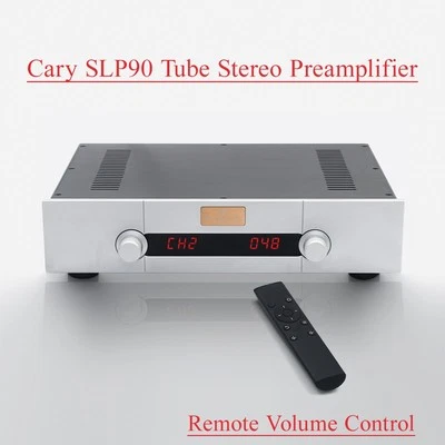 HiFi Remote Volume CARY Preamp ECC82 Tube Stereo Preamplifier Base On CARY-SLP90 - Image 1 of 4