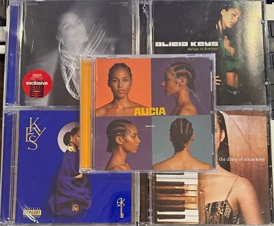 ALICIA KEYS  X 5  CD's "ALICIA" " KEYS" "KEYS 2" " THE DIARY" SONGS [NEW SEALED] - Image 1 of 2