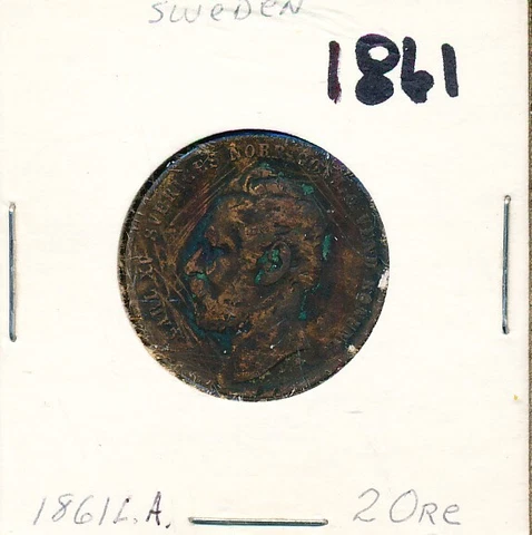 SWEDEN - 2 ORE - 1861 - #4813 Cover