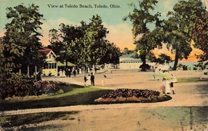 Postcard View At Toledo Beach Toledo Ohio OH DB 1912 - Picture 1 of 2