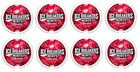 913015 8X 42G Ice Breakers Mints Cinnamon Sugar Free With Flavour Crystals