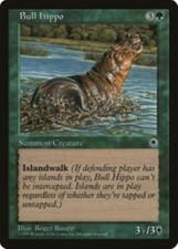 MTG Portal - Bull Hippo (w/reminder text) - NM
