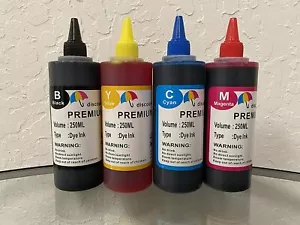4x250ml Refill ink kit for HP 950 951 932 933 934 935 Refillable cartridges CISS - Picture 1 of 2