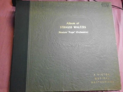 Boston "Pops" Orchestra, Arthur Fiedler – Album Of Strauss Waltzes 1940 5Shella  - Bild 1 von 4