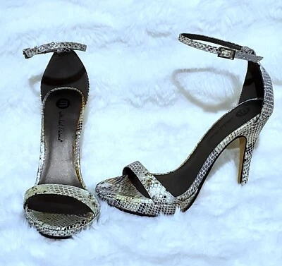 Tacones Michael Antonio Lovina - Serpiente MET Natural - Talla 5,5 Foto 1 de 4