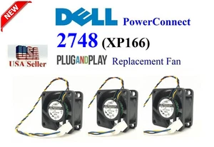3x Replacement Fans for Dell PowerConnect 2748 (XP166) - Picture 1 of 7