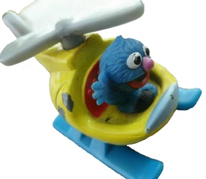 Tyco Grover Helicopter 1997 Matchbox Sesame Street Die Cast Vehicle Toy Muppet - Picture 1 of 10