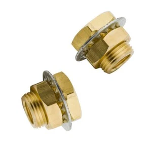 Mampara de latón Legines 1/8" NPT hembra cabeza a granel montaje de tubería mampara... - Imagen 1 de 3