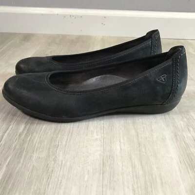 Planas Tamaris de cuero genuino negras con plantilla Touch Fit Comfort talla 40/9-9,5 usadas en excelente estado Foto 1 de 4