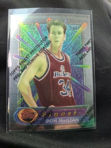 1994-95 Topps Finest Don MacLean Washington Bullets Card #126