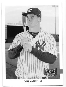 TYLER AUSTIN 2017 Topps Archives Snapshots SP Black & White Parallel YANKEES RC - Picture 1 of 1