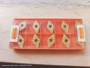 SANDVIK  DNMG150612-MM 2015 carbide inserts 10pcs DNMG443 Turning Insert - Picture 1 of 2