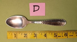 1902 Tiffany & Co Sterling Silver Marquise Pattern Teaspoon Mono G 5 3/4 "D" - Picture 1 of 6