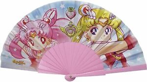  SAILOR MOON  Eventail "Sailor Moon & Chibi moon"  Hand Fan  ABYFAN001 