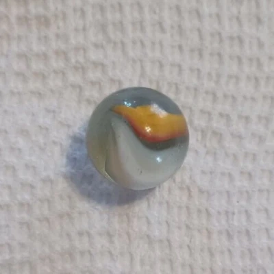 Vidrio de mármol vintage Akro ágata Peltier arte multicolor ojo de gato 5/8 hecho a mano Foto 1 de 4