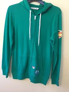 Neu mit Etikett Old Navy grüne Damenjacke mit Kapuze Größe Small - Bild 1 von 3