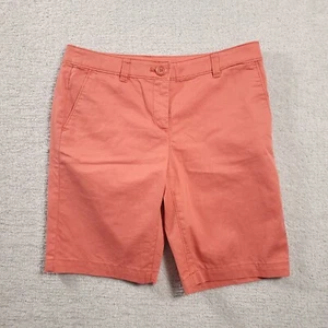 Ann Taylor LOFT Shorts Women's 2P Petite Bermuda Orange - Picture 1 of 11