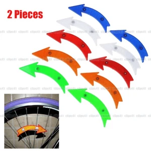 2Pcs Road Bike / Bicycle Reflector Cycling Arrow Shape Safe Warning Accessories - Bild 1 von 17