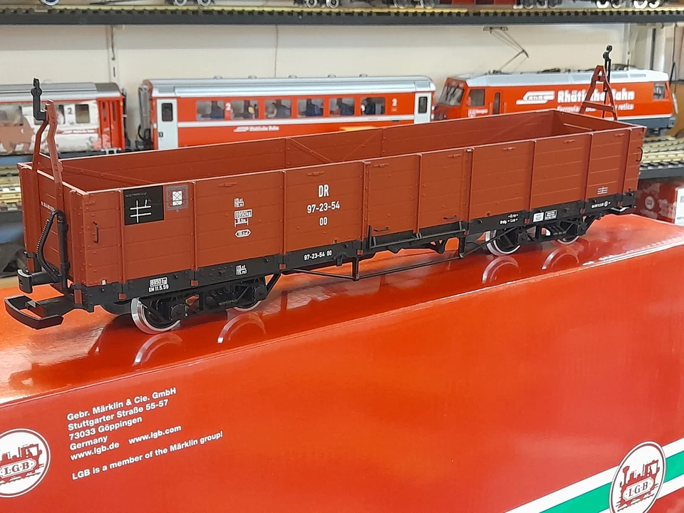 LGB 00w SOEG Offener Güterwagen, G Spur (43601 )