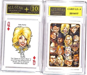 DOLLY PARTON 2012 Presents Country Music Playing Card GRADED ASG 10 MINT - Picture 1 of 1