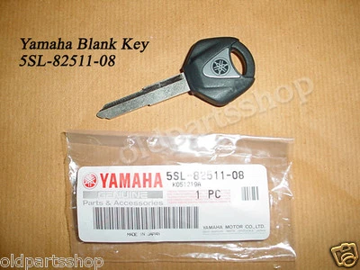 Yamaha Genuine YZF R1 R6 Blank Key w/ Micro Chip OEM Immobilizer 5SL-82511-08 - Image 1 of 4