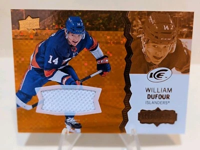 William Dufour 2023-24 UD ICE Rookie Jersey #112 New York Islanders - Image 1 of 2
