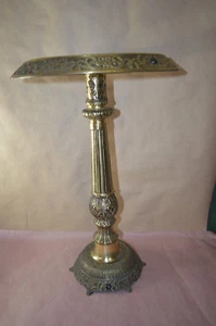 Vintage Mid Century French Brass Stand Table 11.2LBs - Picture 1 of 9