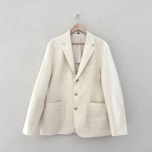 NWT J. Crew Crosby Blazer Jacket Sport Coat Suit Linen Cotton Old Money 42R - Picture 1 of 15