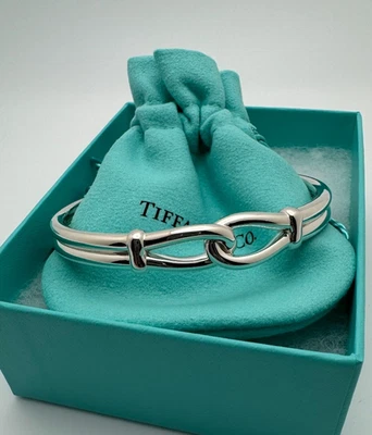 Tiffany & Co. Paloma Picasso Knot Cuff Bracelet Sterling Silver 925 - Image 1 of 4