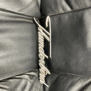 OEM 1964 1965 1966 FORD T-BIRD THUNDERBIRD DASH CHROME SCRIPT EMBLEM Used - Bild 1 von 9