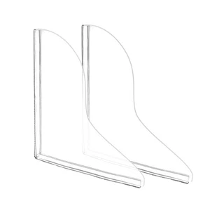 2 Pack Shower Splash Guard Shower Water Guard Clear Bathtub Corner Splash Gua... - Picture 1 of 7