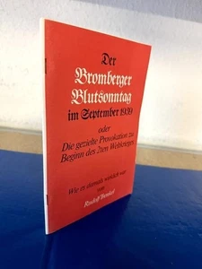 Der Bromberger Blutsonntag im September 1939 Trenkel, Rudolf: - Bild 1 von 1