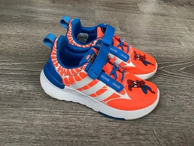 Adidas Niños Racer TR21 Zapatos para Correr 11.5k Rojo Solar/Blanco/Azul Rush Spider-Man Foto 1 de 4