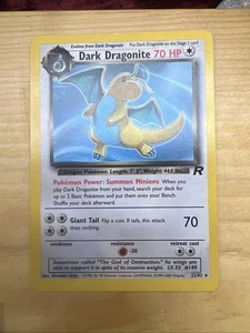Dark Dragonite 22/82 Pokemon Team Rocket Set Non-Holo Rare Vintage NM/MINT Fresh - Picture 1 of 10
